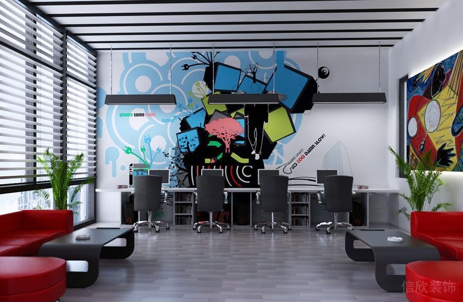 福田區(qū)黑白灰黑白映畫公司190平方辦公室裝修 福田區(qū)黑白灰黑白映畫公司190平方辦公室裝修