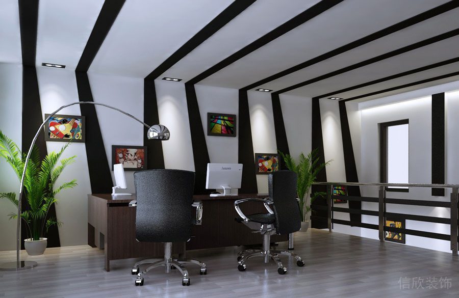 福田區(qū)黑白灰黑白映畫公司190平方辦公室裝修 福田區(qū)黑白灰黑白映畫公司190平方辦公室裝修