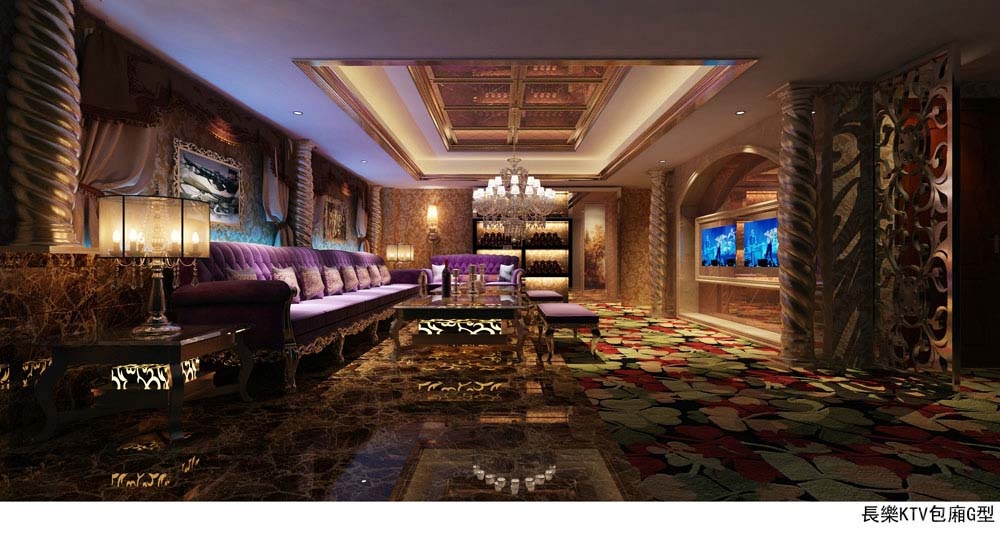 深圳龍崗KTV裝修案例 深圳龍崗KTV裝修案例