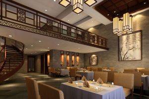 深圳湘菜餐廳裝修設(shè)計公共用餐區(qū)
