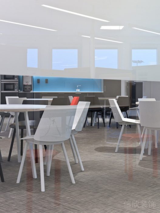 羅湖愛(ài)興辦公室裝修_員工餐廳裝修