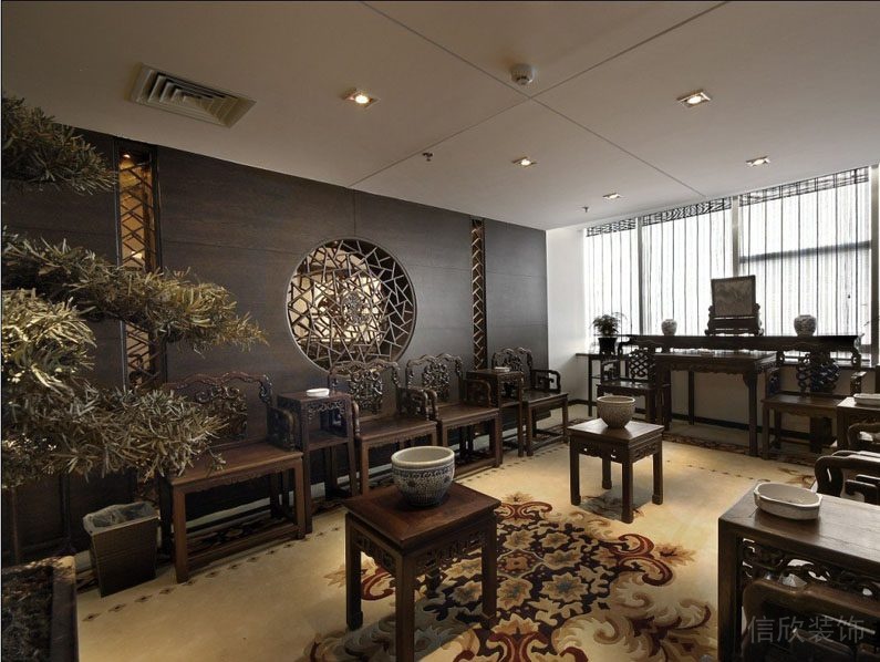 深圳南山科技園中式風(fēng)格辦公室裝修 深圳南山科技園中式風(fēng)格辦公室裝修