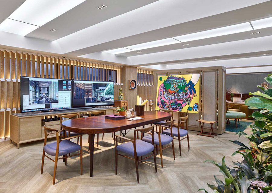 福田中心區(qū)辦公室裝修_設計演示中心