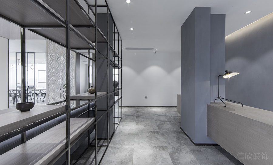 深圳羅湖區(qū)田貝辦公室裝修_展柜