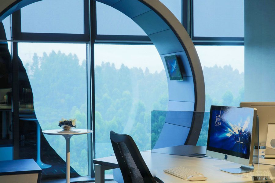 深圳羅湖區(qū)蓮塘深圳辦公室裝修工程_休息洽談區(qū)