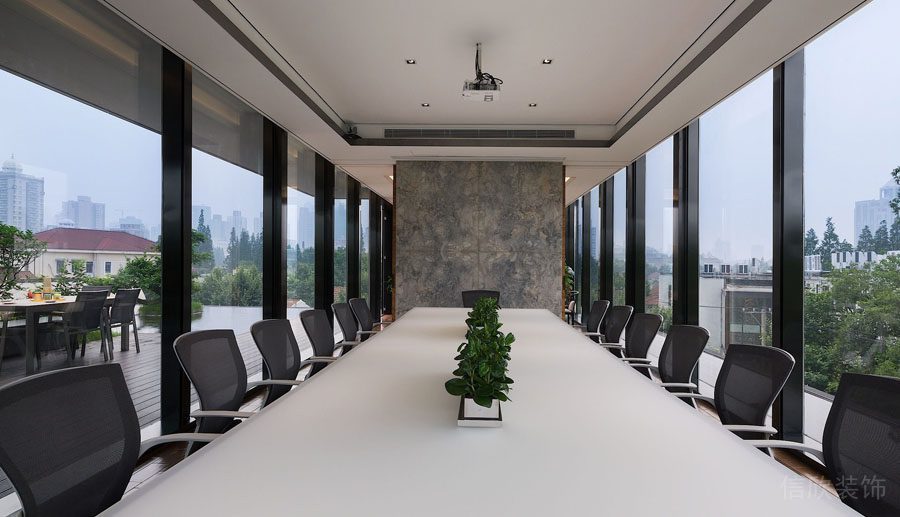深圳羅湖東門辦公室裝修_大會議室