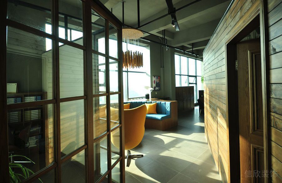 深圳南山中式辦公室裝修_過(guò)道