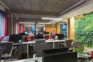 深圳羅湖東門辦公室裝修_公共辦公區(qū)全景