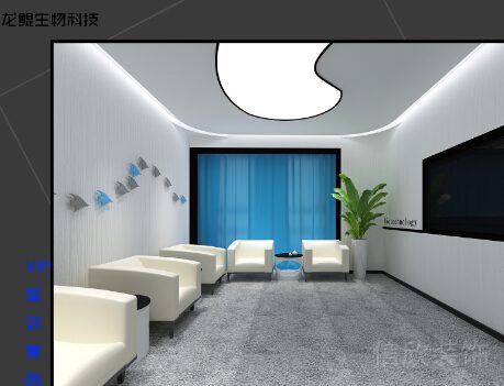 辦公室設(shè)計客戶等待區(qū)域內(nèi)嵌式顯示屏