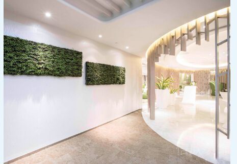 綠植壁畫大廳裝修設(shè)計(jì)效果圖