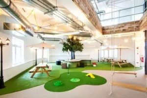 工業(yè)風(fēng)天花板兒童休息區(qū)裝修