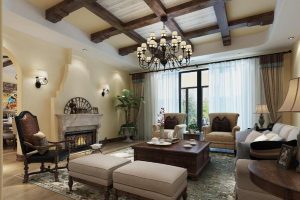 福田沙尾歐式家居裝修設(shè)計客廳