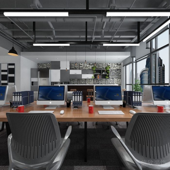 南山辦公室裝修全景圖 南山辦公室裝修全景圖