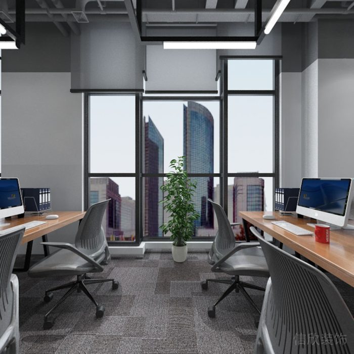 南山辦公室裝修全景圖 南山辦公室裝修全景圖