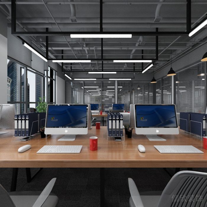 南山辦公室裝修全景圖 南山辦公室裝修全景圖