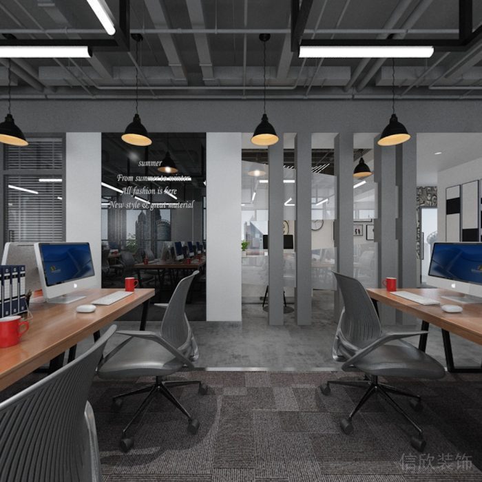 南山辦公室裝修全景圖 南山辦公室裝修全景圖