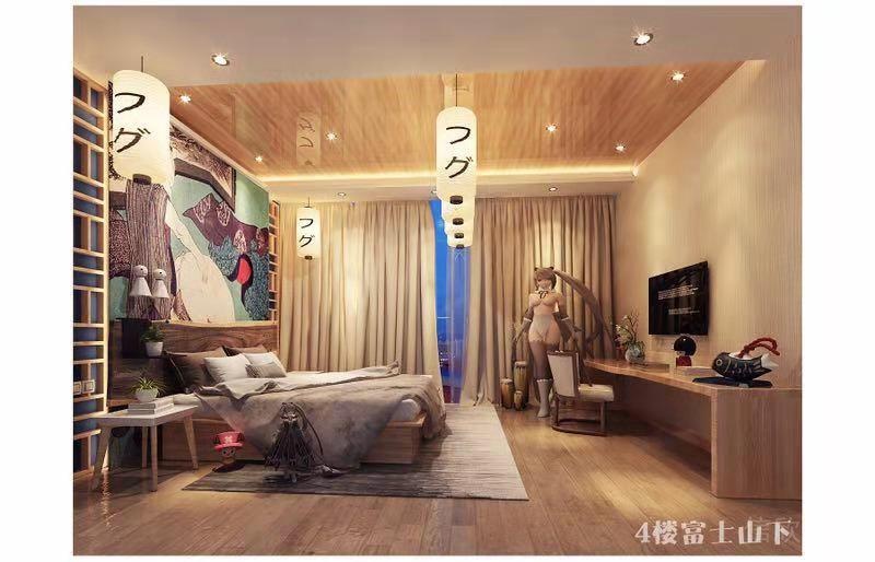 羅湖區(qū)主題酒店富士山下套房裝修設(shè)計(jì)
