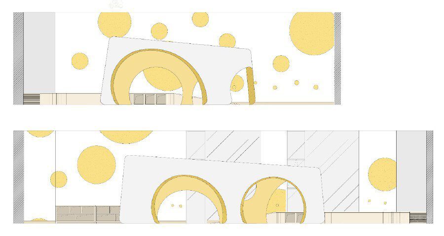 黃色波點(diǎn)少兒培訓(xùn)機(jī)構(gòu)效果圖