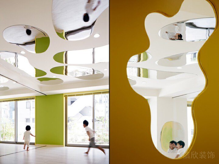 弧形湖泊不規(guī)則形狀鏡面培訓(xùn)班設(shè)計(jì)圖