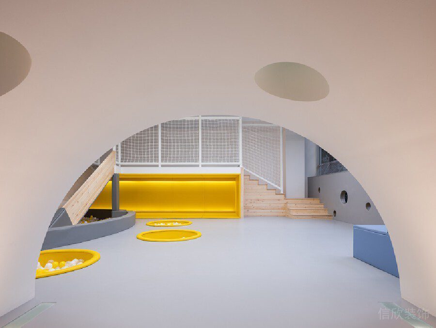 弧形門面休息區(qū)設計