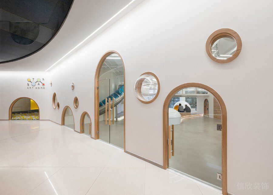 環(huán)形玻璃門板裝修設(shè)計(jì)