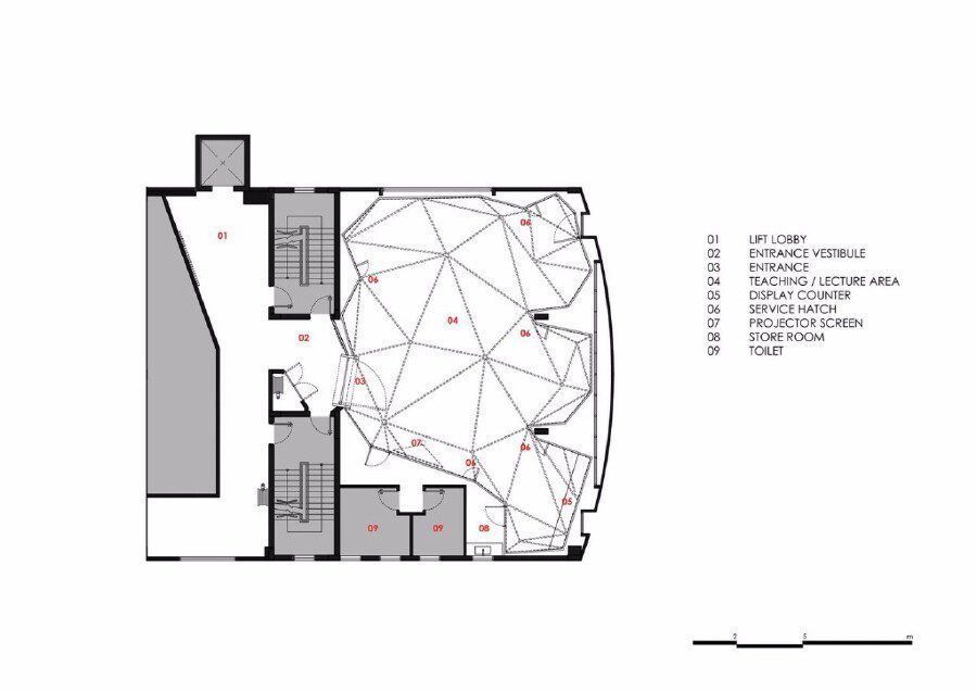 簡約風(fēng)幾何辦公室平面設(shè)計(jì)圖