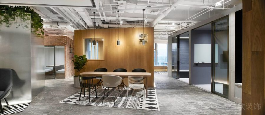 休息區(qū)天花吊頂公共開(kāi)放式區(qū)域辦公室