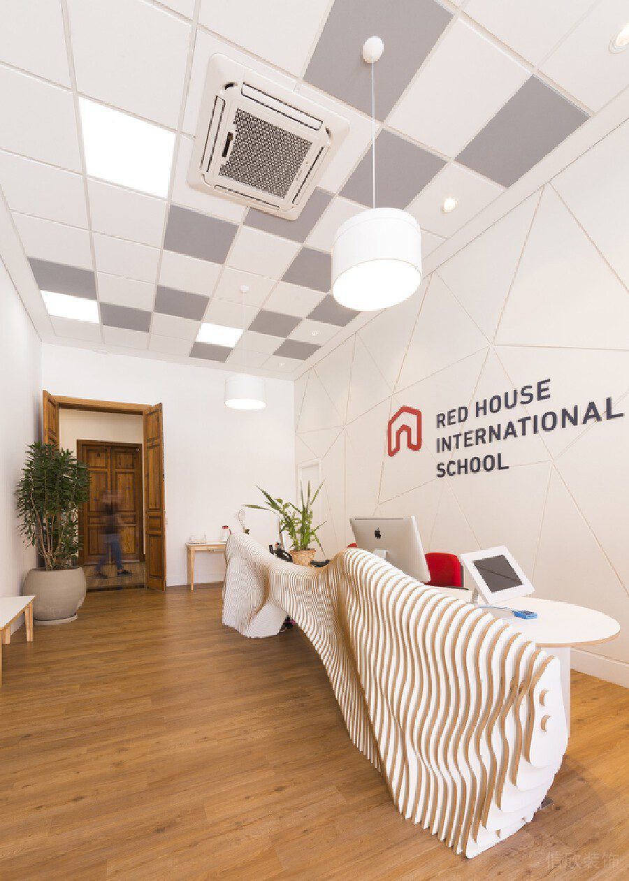 中央空調(diào)系統(tǒng)機(jī)構(gòu)設(shè)計(jì)實(shí)木前臺大廳接待處裝修效果圖