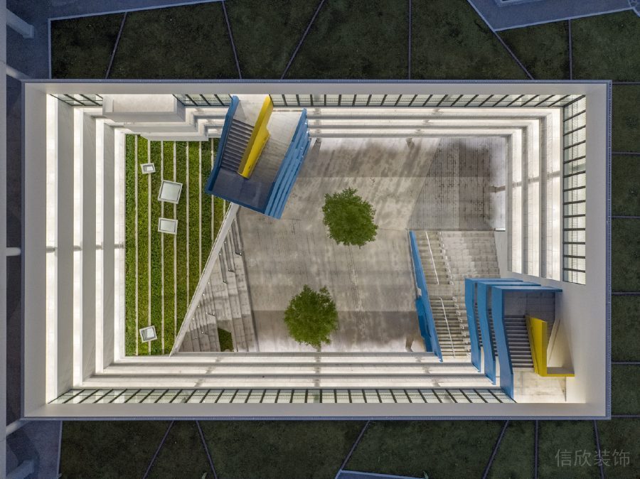 小學(xué)教學(xué)樓設(shè)計(jì)俯視圖