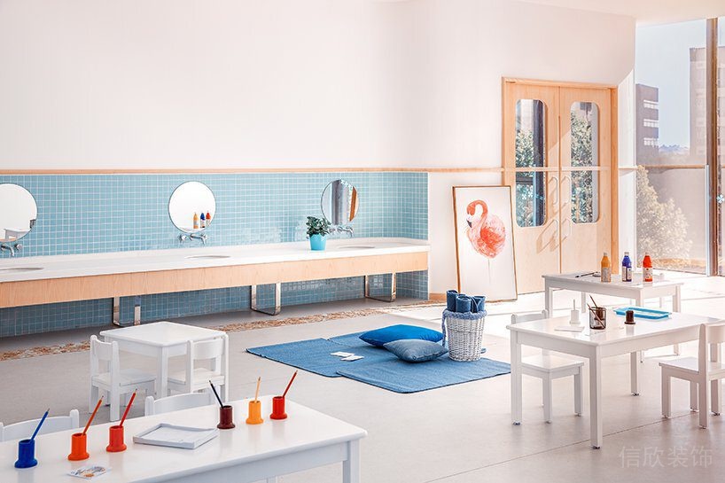 繪畫教室涂鴉區(qū)域裝修設(shè)計(jì)