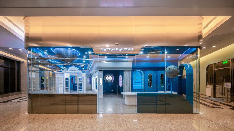 玻璃過道裝修設(shè)計機構(gòu)效果