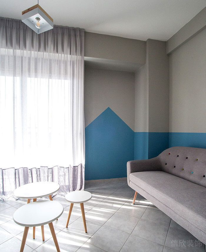 布藝沙發(fā)休息區(qū)域辦公室效果圖簡約風