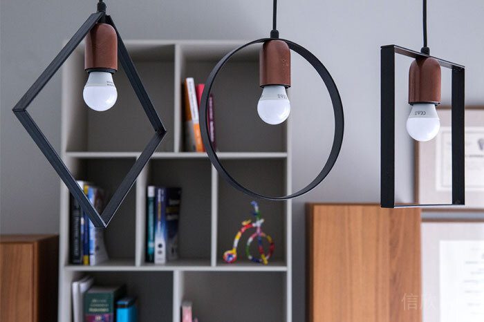 幾何燈飾裝修辦公室設(shè)計(jì)