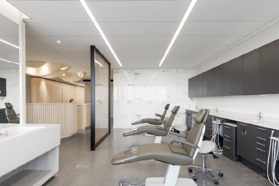 現(xiàn)代簡(jiǎn)約風(fēng)牙科診所黑白灰色調(diào)裝修設(shè)計(jì)