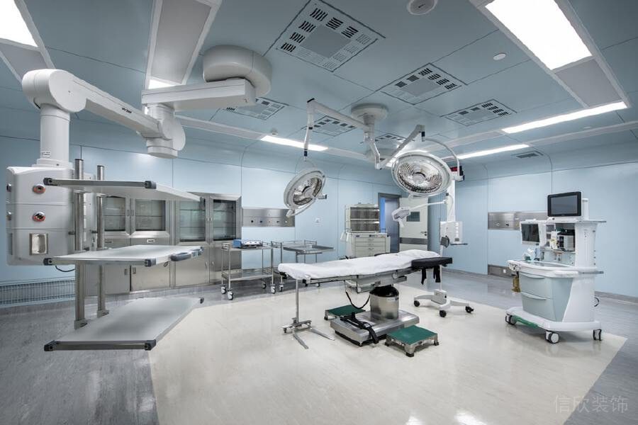 醫(yī)院手術(shù)室裝修設(shè)計(jì)淡藍(lán)色天花效果