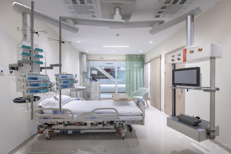 重癥病房醫(yī)院裝修設(shè)計(jì)現(xiàn)代創(chuàng)意天花裝修