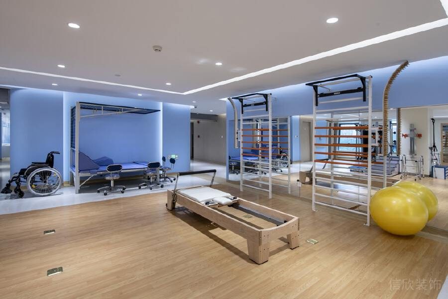 月子中心普拉提瑜伽裝修設(shè)計(jì)木制效果圖