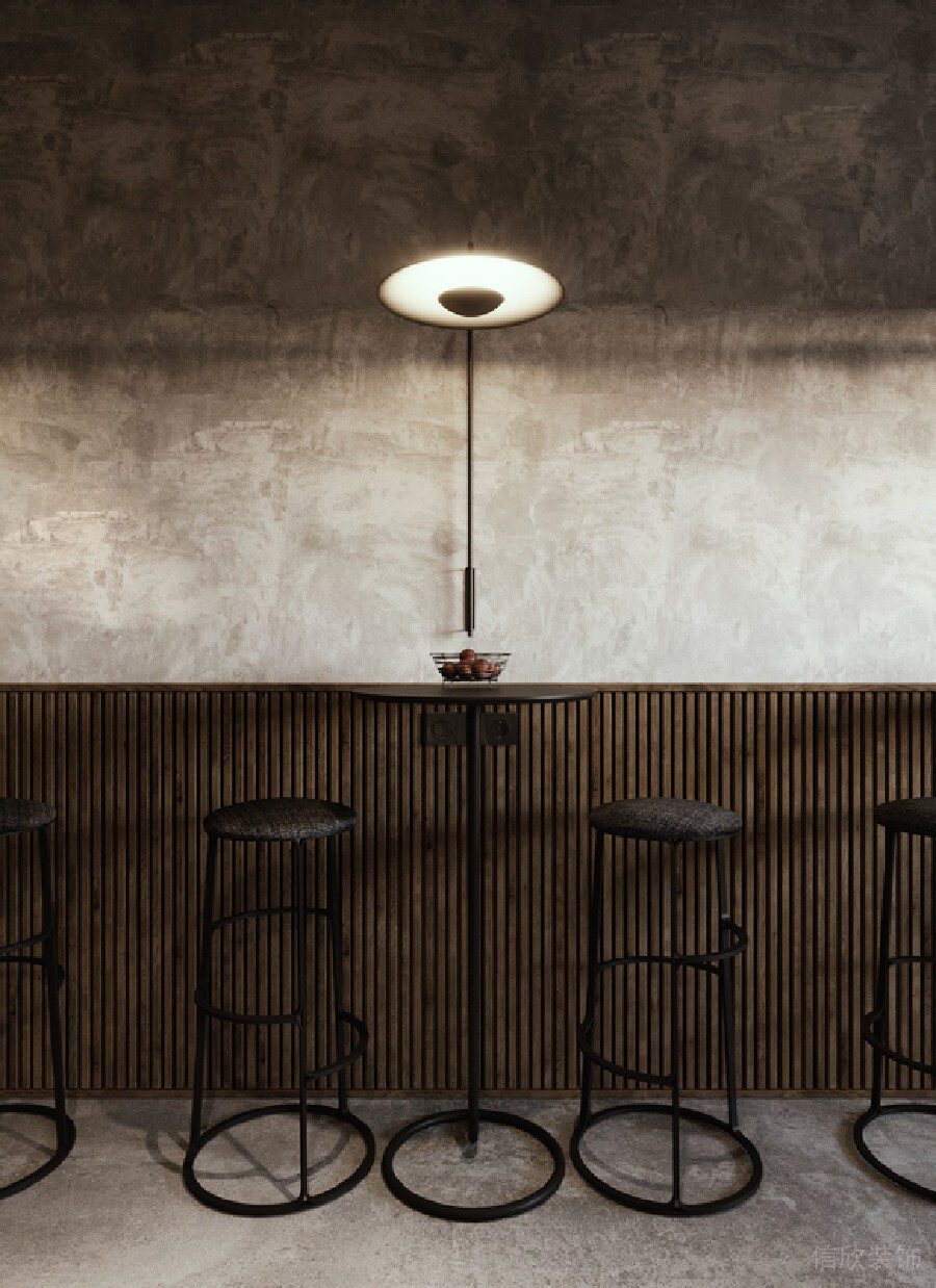 極簡(jiǎn)風(fēng)日式竹編條紋休息區(qū)辦公室設(shè)計(jì)圖