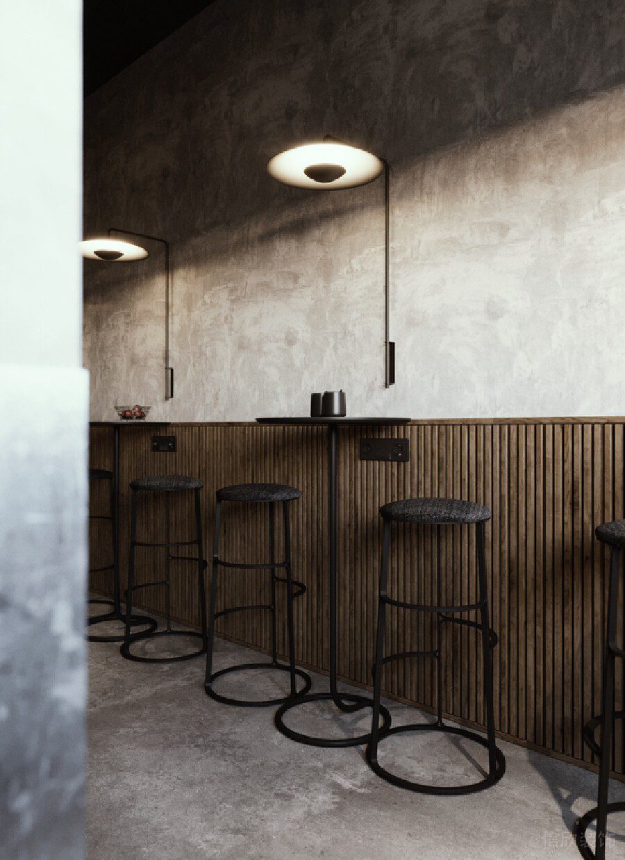 木制編制茶水間創(chuàng)意辦公室裝修設(shè)計