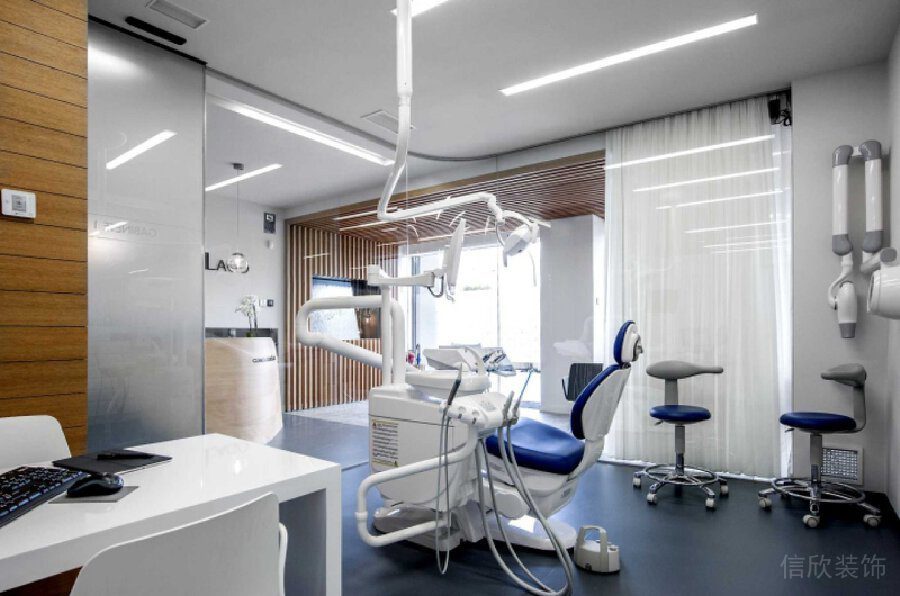 牙科醫(yī)療機(jī)構(gòu)裝修設(shè)計木制墻體設(shè)計
