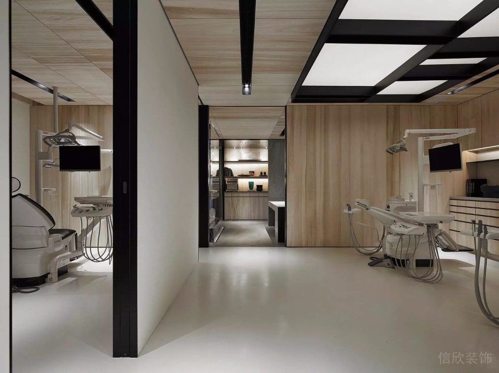 楓木牙科機(jī)構(gòu)醫(yī)療機(jī)構(gòu)黑白色調(diào)效果圖