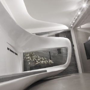 科技純白簡(jiǎn)約風(fēng)工作室裝修設(shè)計(jì)休息區(qū)效果