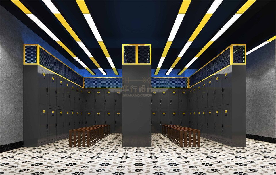 華武決朝陽(yáng)店健身房設(shè)計(jì)_更衣室 華武決朝陽(yáng)店健身房設(shè)計(jì)_更衣室