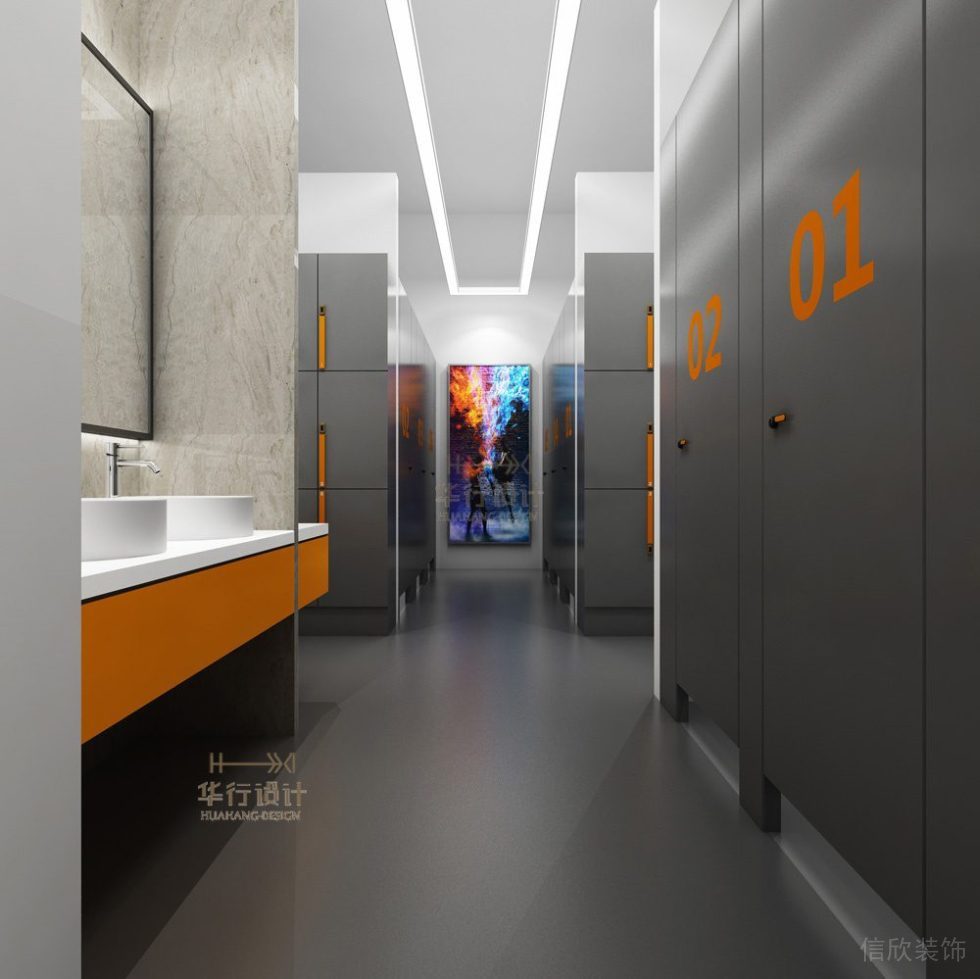 觀瀾超模健身俱樂(lè)部設(shè)計(jì)_衛(wèi)生間