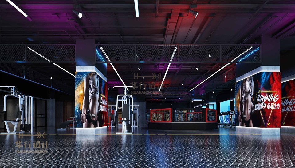 海力克斯健身會所2裝修設計-健身區(qū)