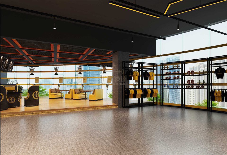 華武決東門店深圳健身房裝修設(shè)計_休息區(qū) 華武決東門店深圳健身房裝修設(shè)計_休息區(qū)