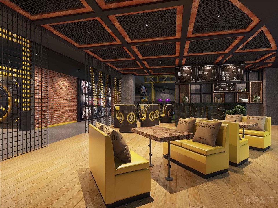 華武決東門店深圳健身房裝修設(shè)計_休息洽談區(qū) 華武決東門店深圳健身房裝修設(shè)計_休息洽談區(qū)