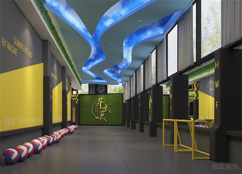 華武決民治店深圳健身房設計_多功能區(qū) 華武決民治店深圳健身房設計_多功能區(qū)