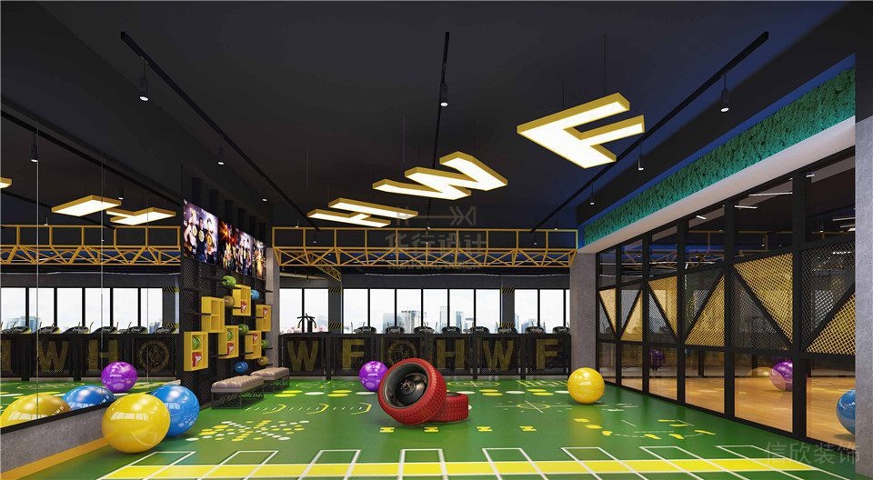 華武決鄭州健身房設(shè)計(jì)-多功能廳 華武決鄭州健身房設(shè)計(jì)-多功能廳