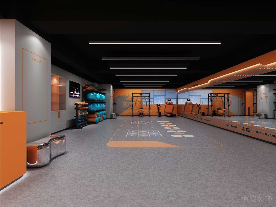 健身會所設(shè)計活力島-健身區(qū) 健身會所設(shè)計活力島-健身區(qū)